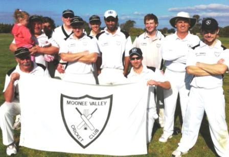 Our Moonee Valley team which beat Donnybrook.